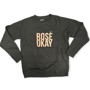 Brunette The Label “Rose Okay” Classic Crewneck Sweatshirt